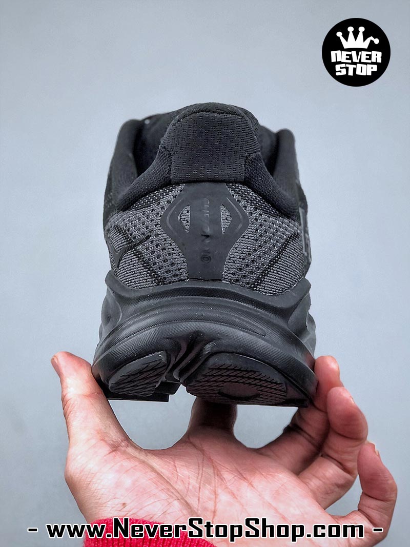 Giày chạy bộ nam nữ HOKA CLIFTON 10 ALL BLACK siêu nhẹ êm chân hàng chuẩn replica 1:1 siêu cấp, giá rẻ tốt nhất quận 3 HCM tại NeverStop Sneaker Shop” longdesc=
