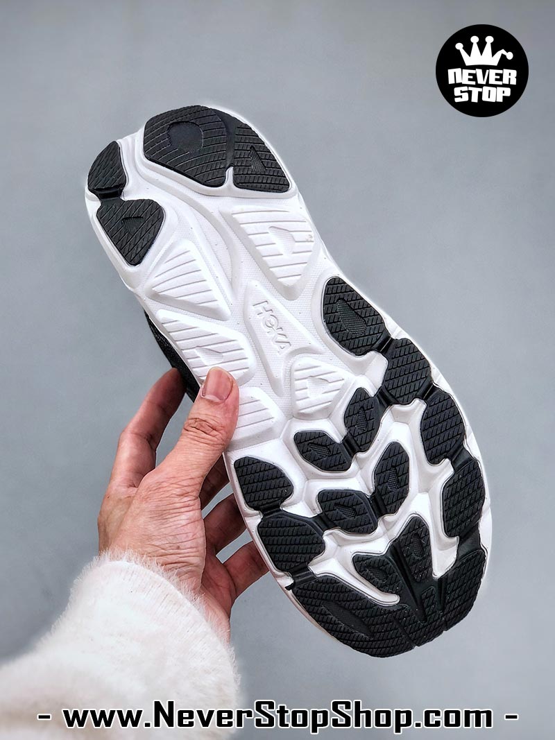 Giày chạy bộ nam nữ HOKA CLIFTON 10 BLACK WHITE siêu nhẹ êm chân hàng chuẩn replica 1:1 siêu cấp, giá rẻ tốt nhất quận 3 HCM tại NeverStop Sneaker Shop” longdesc=