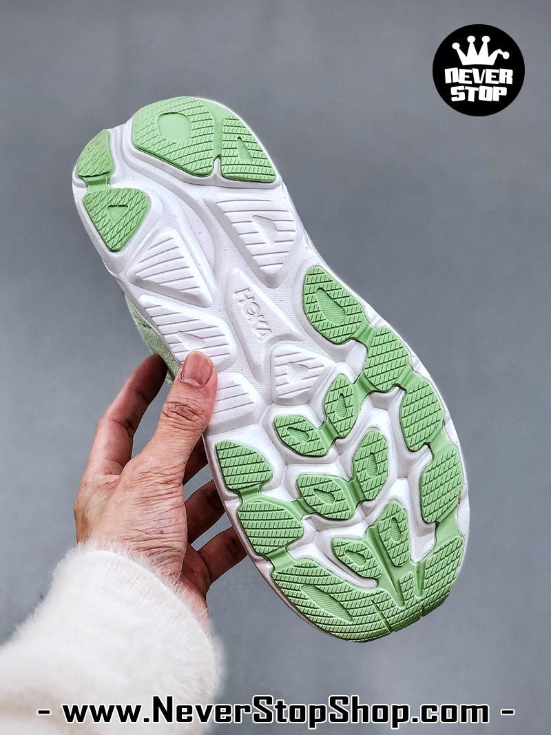 Giày chạy bộ nam nữ HOKA CLIFTON 10 GREEN NAVY siêu nhẹ êm chân hàng chuẩn replica 1:1 siêu cấp, giá rẻ tốt nhất quận 3 HCM tại NeverStop Sneaker Shop” longdesc=