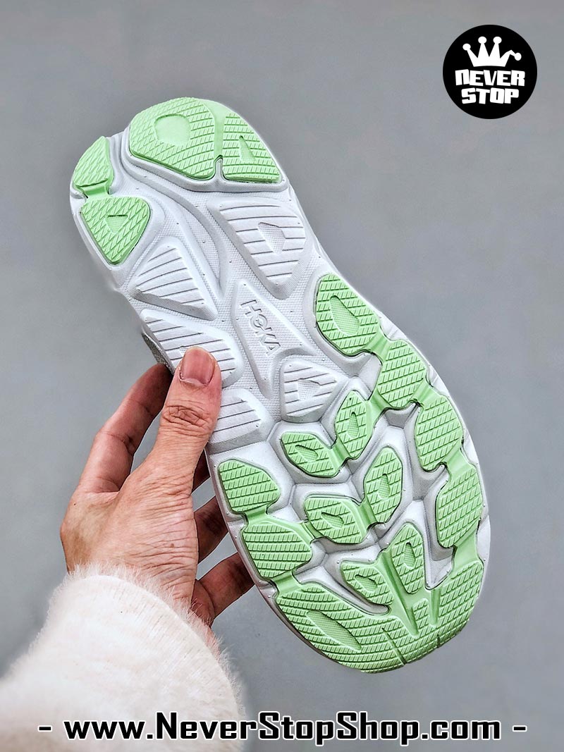 Giày chạy bộ nam nữ HOKA CLIFTON 10 GREY BLUE GREEN siêu nhẹ êm chân hàng chuẩn replica 1:1 siêu cấp, giá rẻ tốt nhất quận 3 HCM tại NeverStop Sneaker Shop” longdesc=