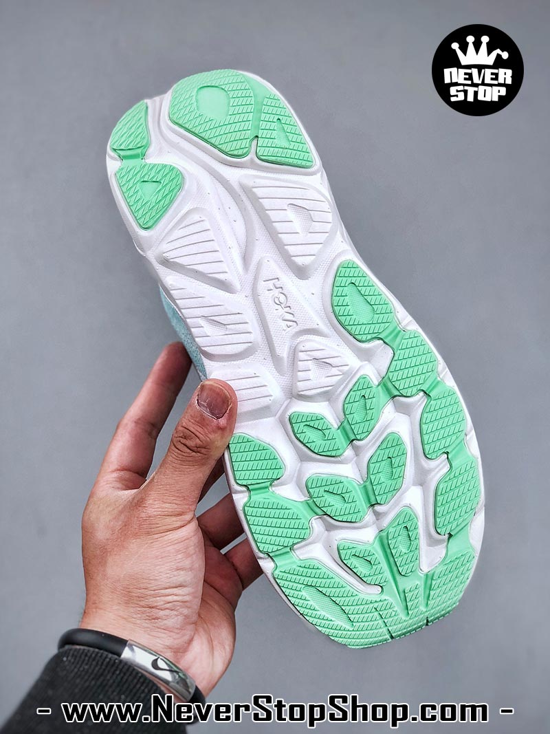 Giày chạy bộ nam nữ HOKA CLIFTON 10 MINT GREEN siêu nhẹ êm chân hàng chuẩn replica 1:1 siêu cấp, giá rẻ tốt nhất quận 3 HCM tại NeverStop Sneaker Shop” longdesc=