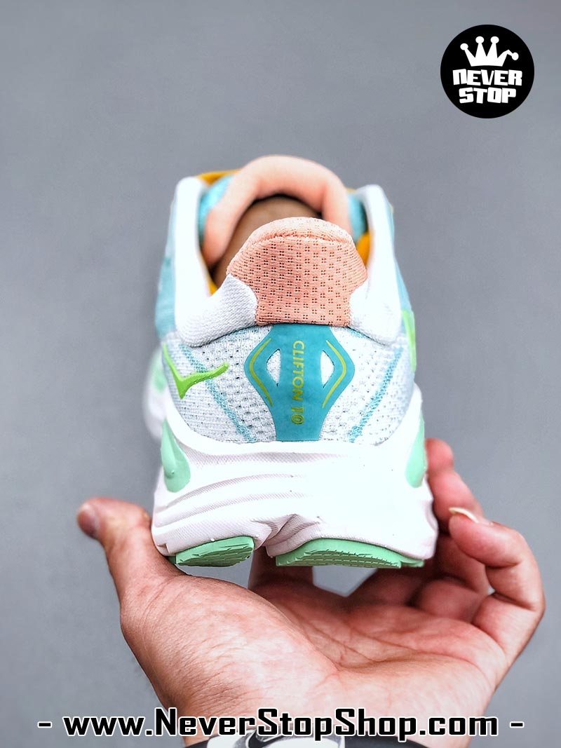 Giày chạy bộ nam nữ HOKA CLIFTON 10 MINT GREEN siêu nhẹ êm chân hàng chuẩn replica 1:1 siêu cấp, giá rẻ tốt nhất quận 3 HCM tại NeverStop Sneaker Shop” longdesc=
