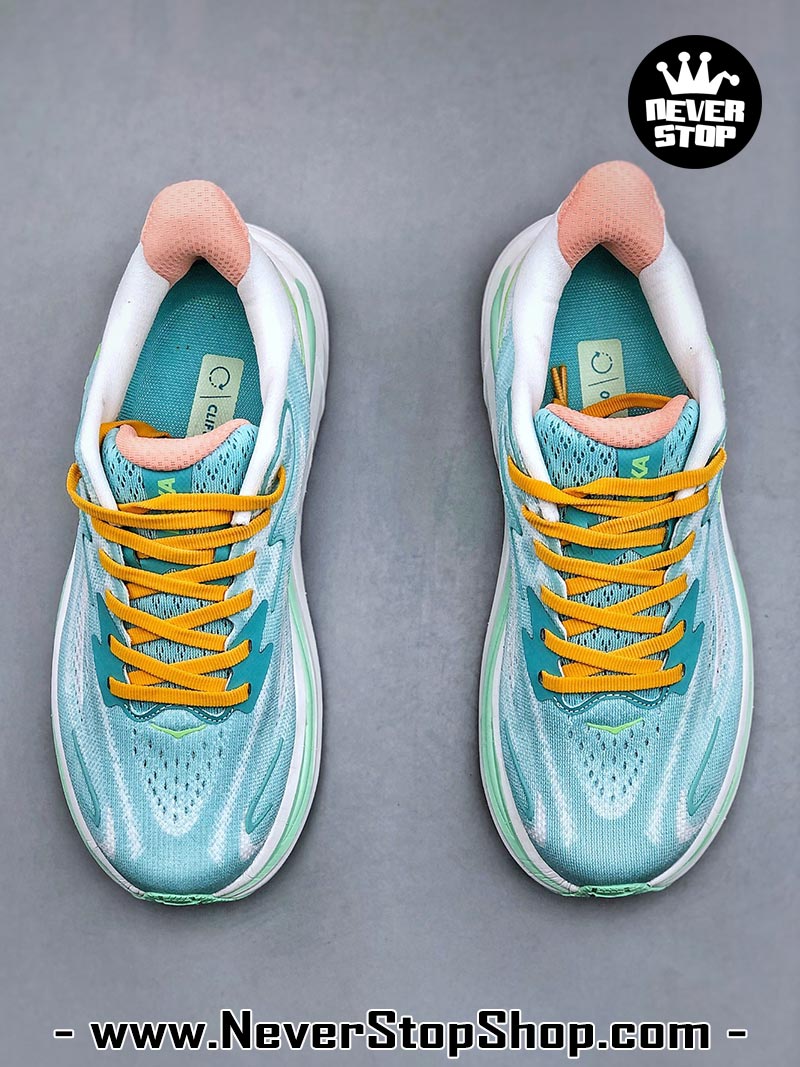 Giày chạy bộ nam nữ HOKA CLIFTON 10 MINT GREEN siêu nhẹ êm chân hàng chuẩn replica 1:1 siêu cấp, giá rẻ tốt nhất quận 3 HCM tại NeverStop Sneaker Shop” longdesc=