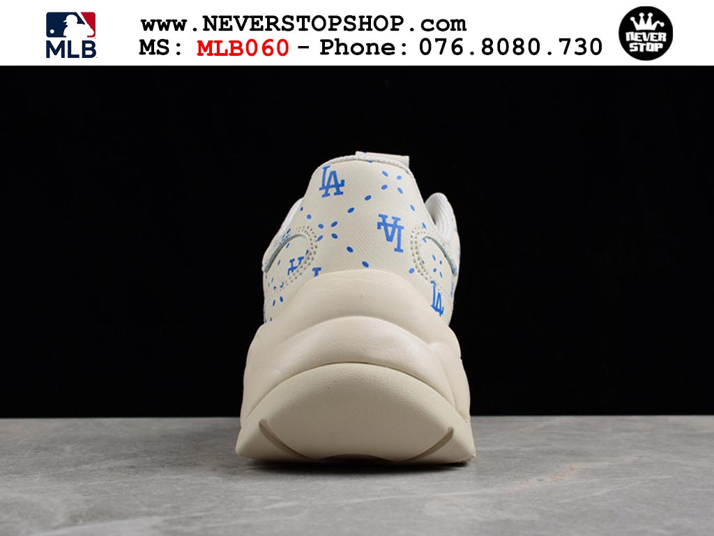 Giày sneaker nam nữ MLB Chunky Bigball Trắng Xanh Dương hàng đẹp replica 1:1 siêu cấp giá rẻ tại NeverStop Sneaker Shop Quận 3 HCM