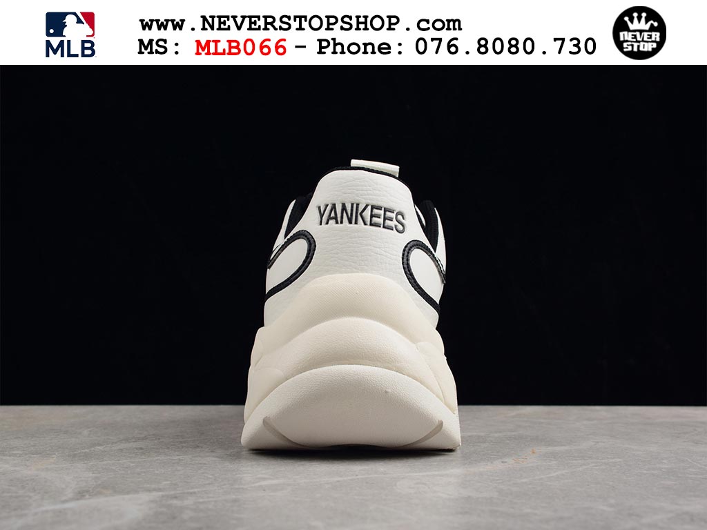 Giày sneaker nam nữ MLB Chunky Bigball Trắng Đen hàng đẹp replica 1:1 siêu cấp giá rẻ tại NeverStop Sneaker Shop Quận 3 HCM