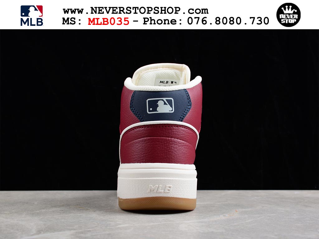 Giày sneaker MLB Chunky Liner Trắng Đỏ nam nữ thời trang hàng đẹp replica 1:1 siêu cấp giá rẻ tại NeverStop Sneaker Shop Quận 3 HCM