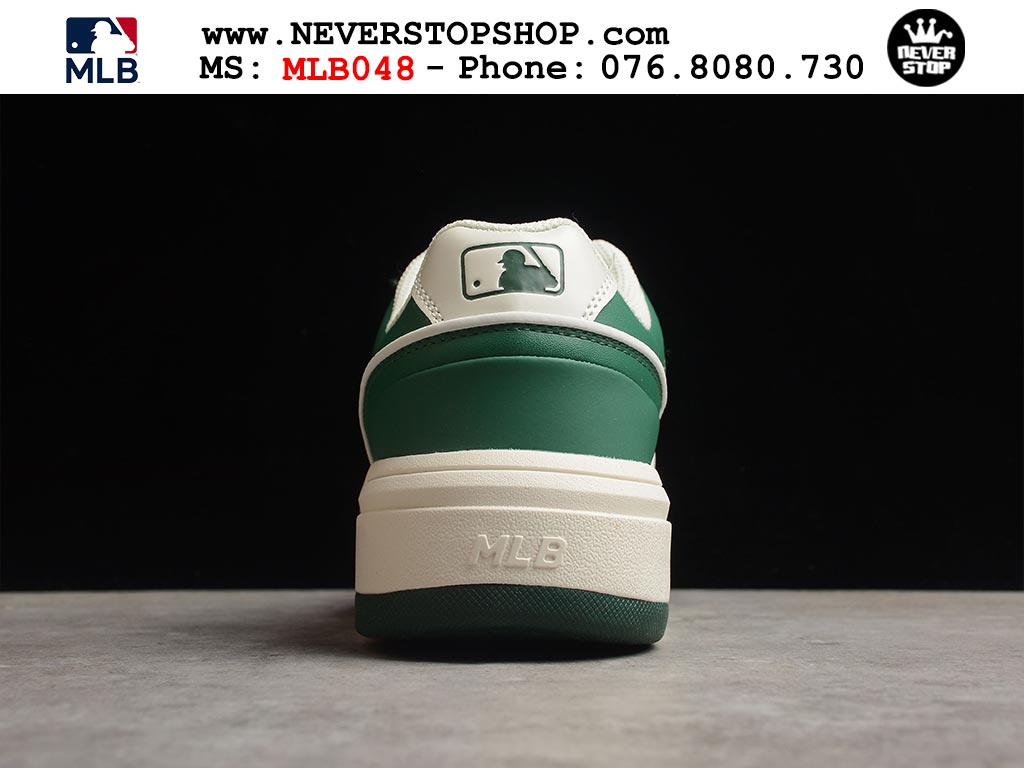 Giày sneaker MLB Chunky Liner Trắng Xanh Lá nam nữ thời trang hàng đẹp replica 1:1 siêu cấp giá rẻ tại NeverStop Sneaker Shop Quận 3 HCM