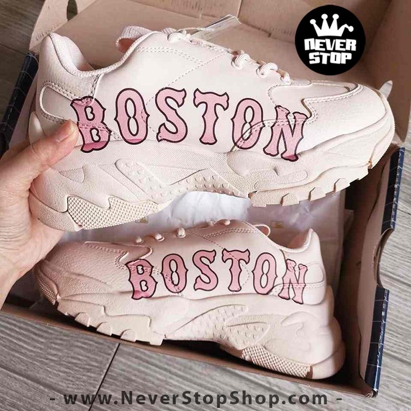 Giày MLB Big Ball Chunky Yankees Boston Pink hàn quốc nam nữ sfake replica chính hãng giá rẻ HCM