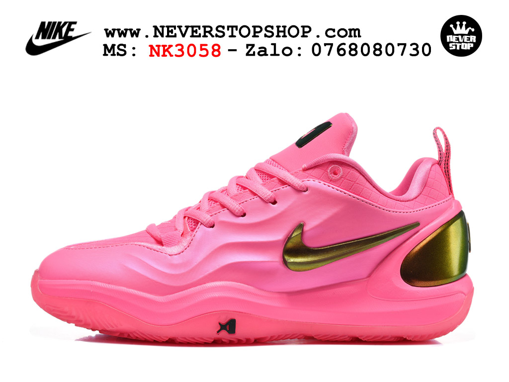 Giày bóng rổ outdoor Nike A’Two Hồng Gold tích hợp đệm Cushion 3.0 và Air Zoom replica 1:1 like auth giá rẻ tại NeverStop Sneaker Shop Hồ Chí Minh