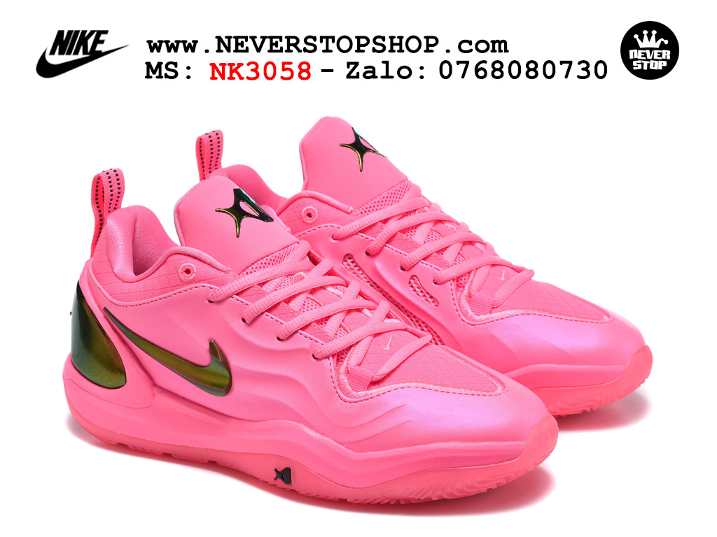 Giày bóng rổ outdoor Nike A’Two Hồng Gold tích hợp đệm Cushion 3.0 và Air Zoom replica 1:1 like auth giá rẻ tại NeverStop Sneaker Shop Hồ Chí Minh