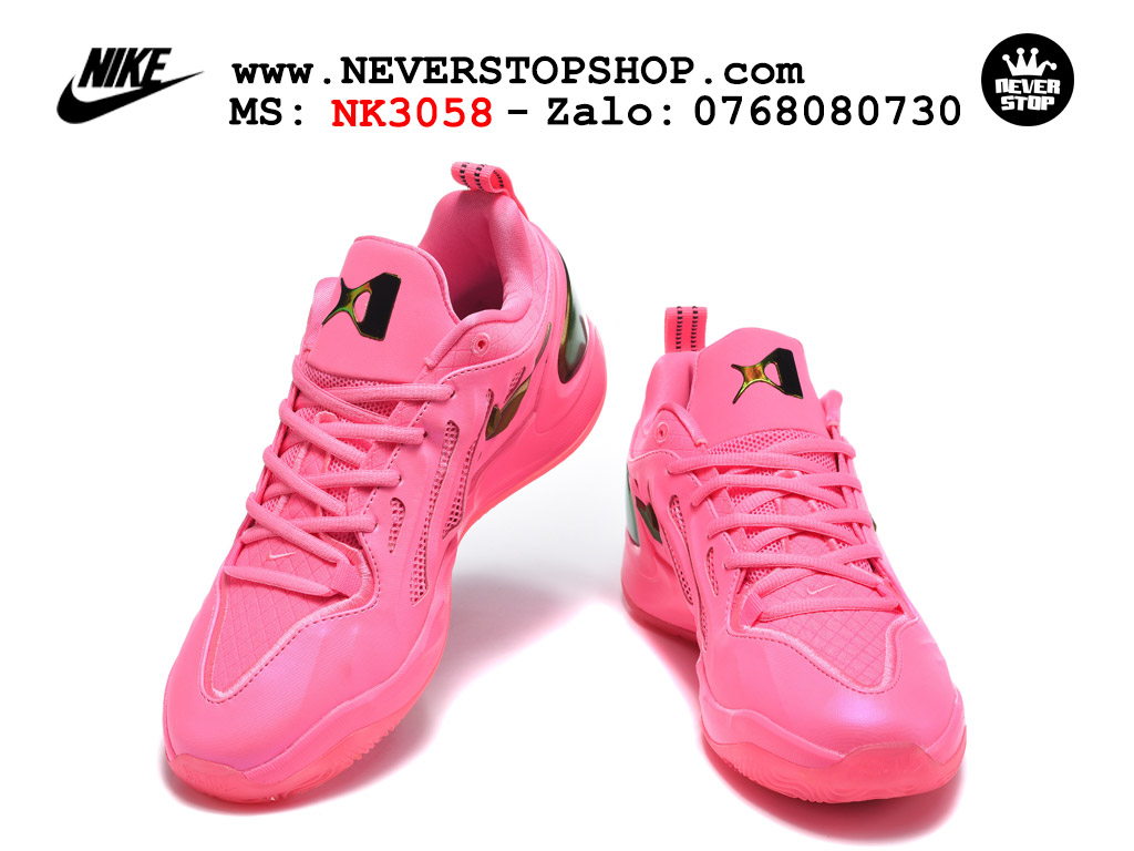 Giày bóng rổ outdoor Nike A’Two Hồng Gold tích hợp đệm Cushion 3.0 và Air Zoom replica 1:1 like auth giá rẻ tại NeverStop Sneaker Shop Hồ Chí Minh