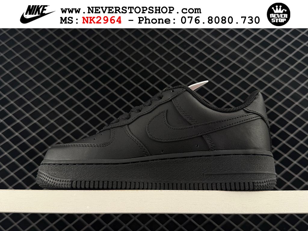 Giày thể thao nam nữ Nike Air Force 1 Low Đen bản best quality siêu cấp replica 1:1 giá rẻ tại NeverStop Sneaker Shop Quận 3 HCM