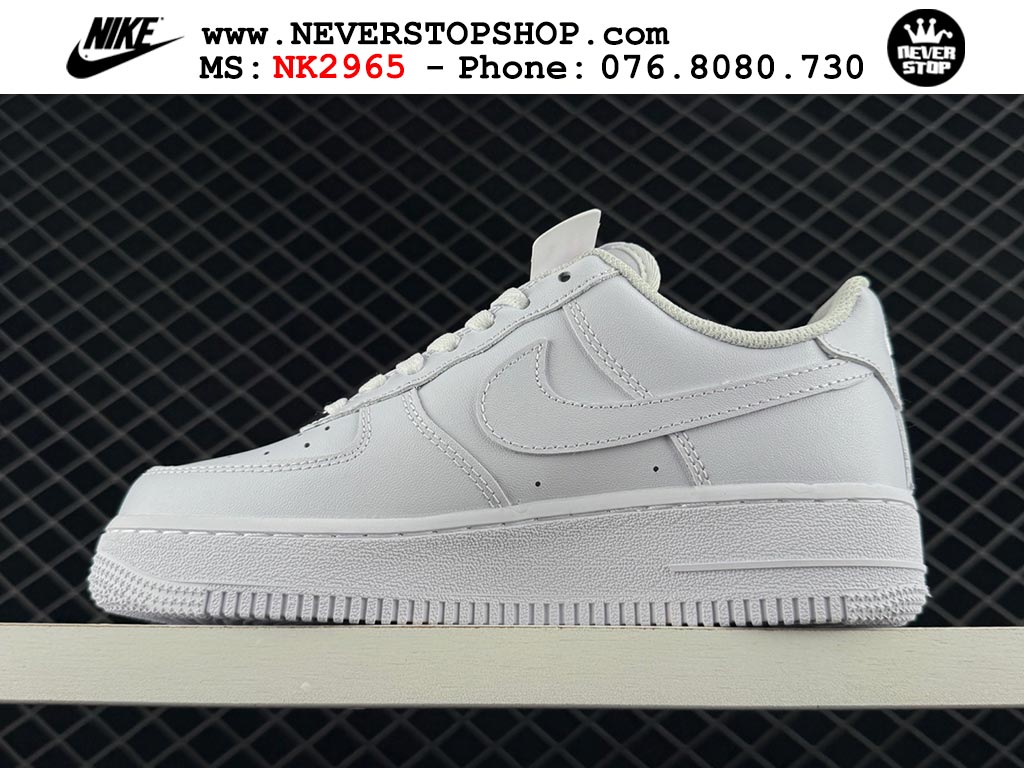Giày thể thao nam nữ Nike Air Force 1 Low Trắng bản best quality siêu cấp replica 1:1 giá rẻ tại NeverStop Sneaker Shop Quận 3 HCM