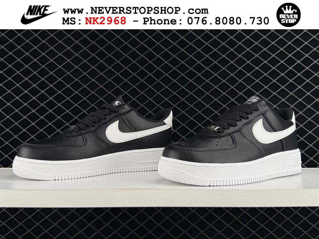 Giày thể thao nam nữ Nike Air Force 1 Low Đen Trắng bản best quality siêu cấp replica 1:1 giá rẻ tại NeverStop Sneaker Shop Quận 3 HCM