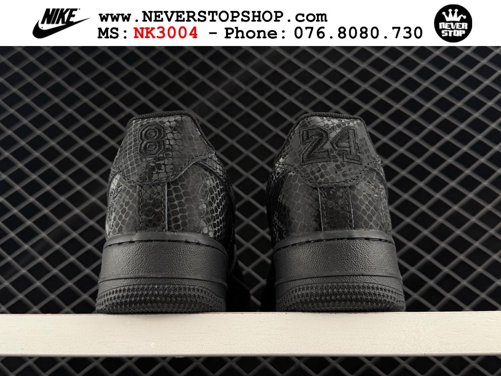 Giày thể thao nam nữ Nike Air Force 1 Low Đen bản best quality siêu cấp replica 1:1 giá rẻ tại NeverStop Sneaker Shop Quận 3 HCM