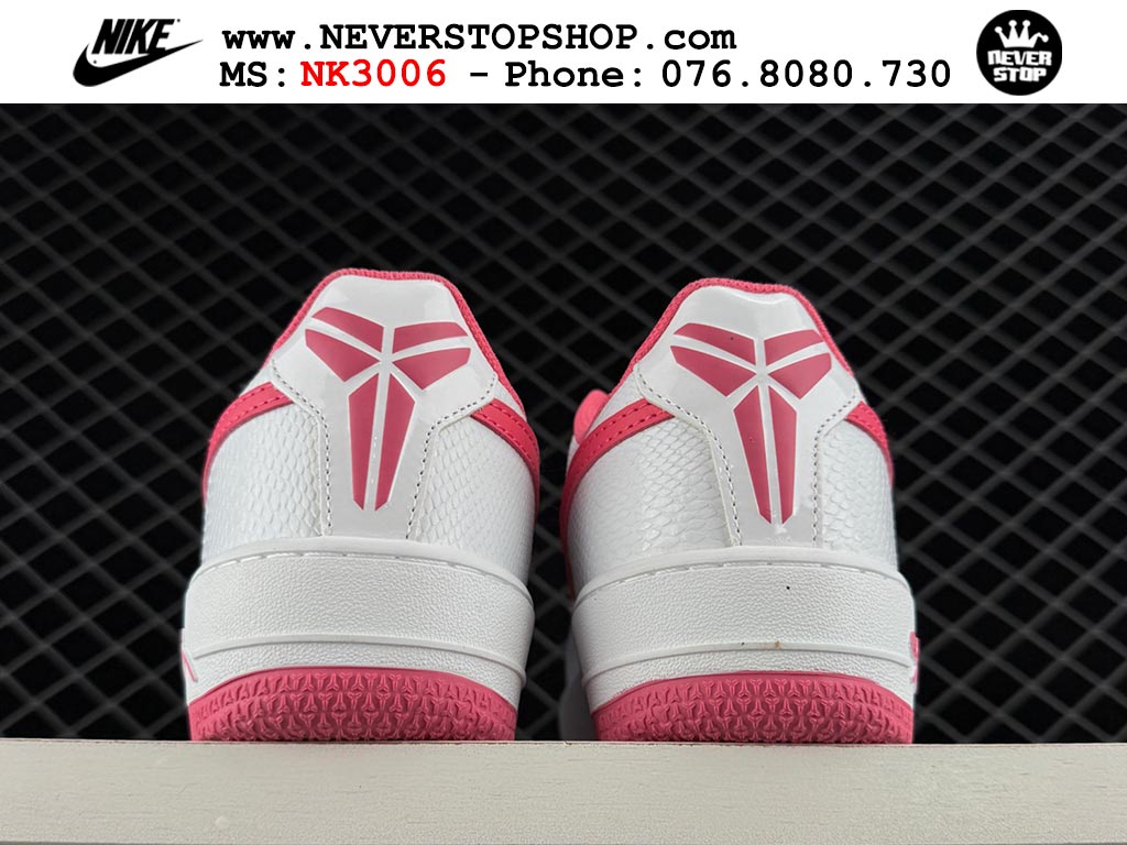 Giày thể thao nam nữ Nike Air Force 1 Low Trắng Hồng bản best quality siêu cấp replica 1:1 giá rẻ tại NeverStop Sneaker Shop Quận 3 HCM