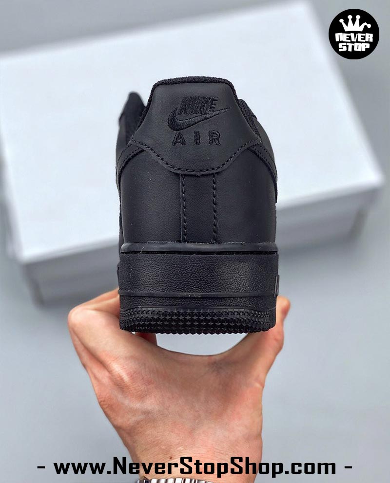 Giày Nike AF1 Low Đen Full cổ thấp nam nữ hàng đẹp replica sfake giá rẻ tại NeverStop Sneaker Shop Quận 3 HCM