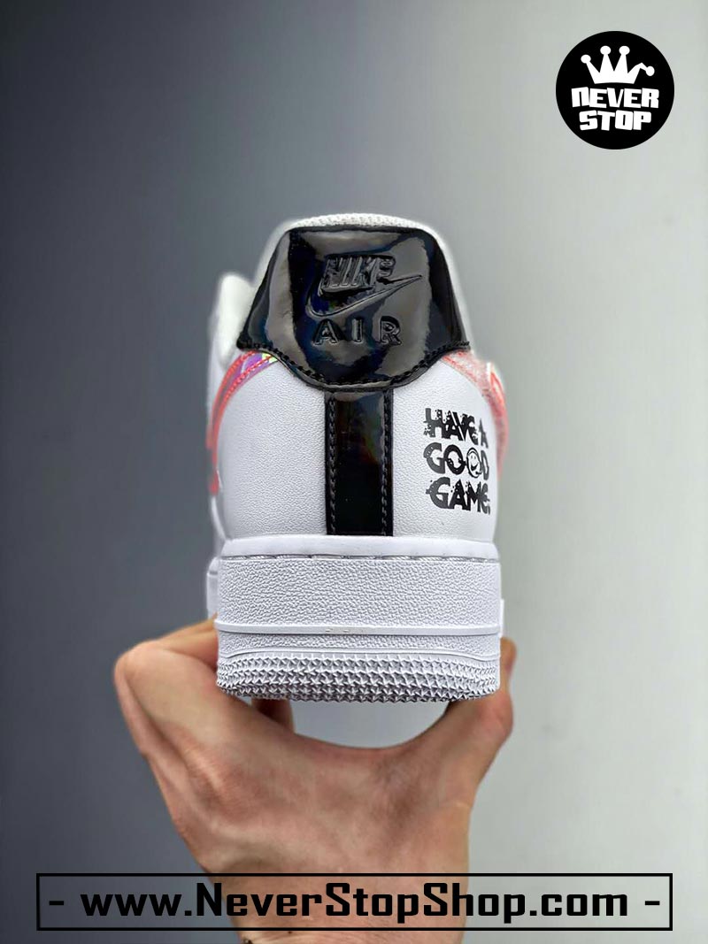 Giày Nike AF1 Low Trắng cổ thấp nam nữ hàng đẹp replica sfake giá rẻ tại NeverStop Sneaker Shop Quận 3 HCM