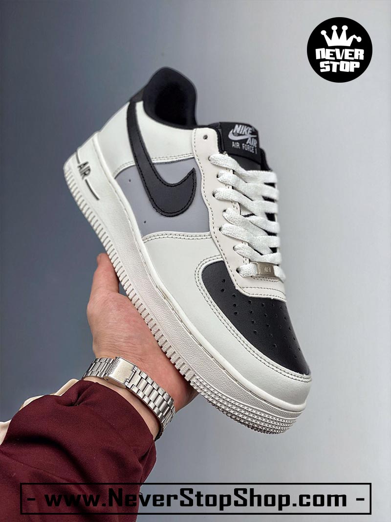 Giày thể thao NIKE AIR FORCE 1 AF1 LOW WHITE BLACK GREY ...