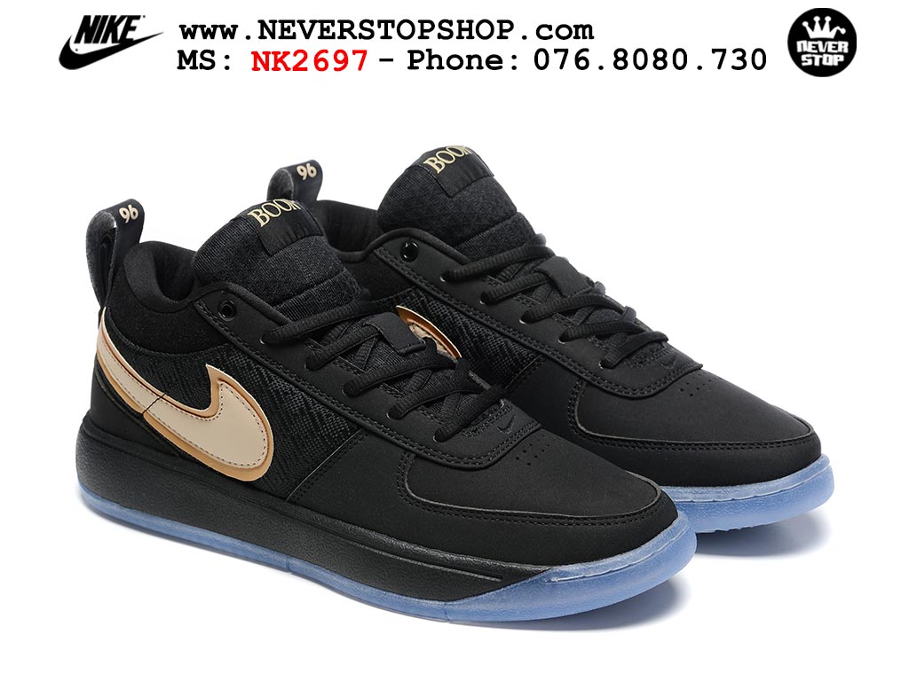 Giày bóng rổ outdoor NIKE BOOK 1 BLACK GOLD nam nữ cổ thấp hàng chuẩn replica 1:1 cao cấp, giá rẻ tốt nhất quận 3 HCM tại NeverStop Sneaker Shop” longdesc=