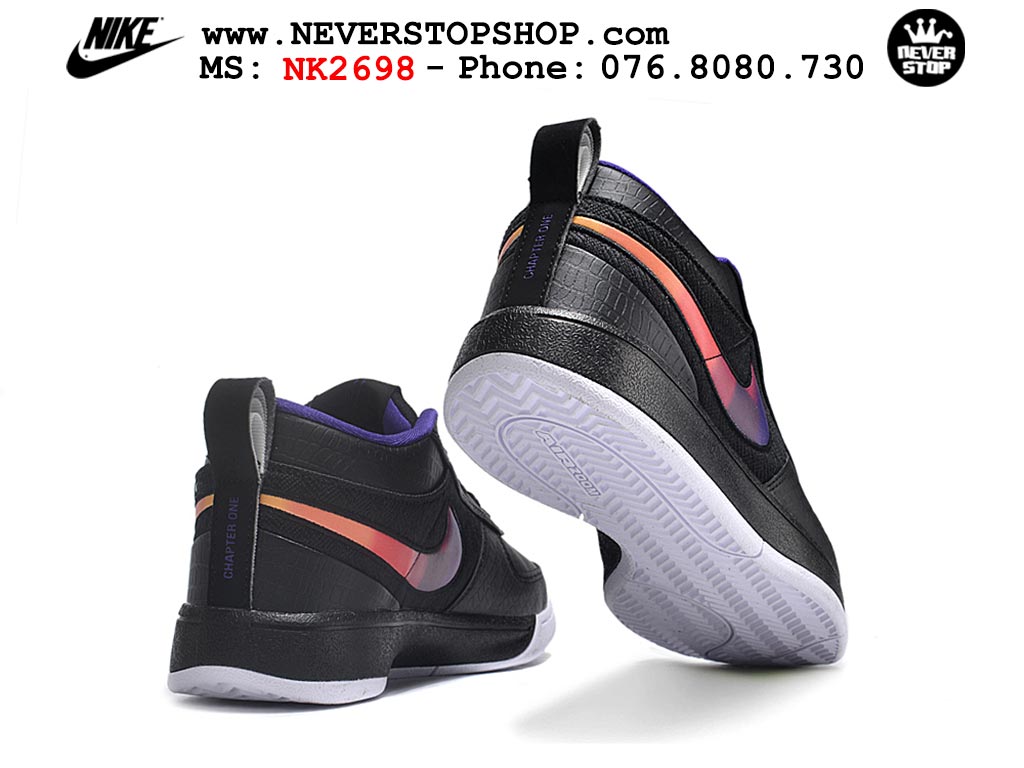 Giày bóng rổ outdoor NIKE BOOK 1 BLACK PURPLE nam nữ cổ thấp hàng chuẩn replica 1:1 cao cấp, giá rẻ tốt nhất quận 3 HCM tại NeverStop Sneaker Shop” longdesc=