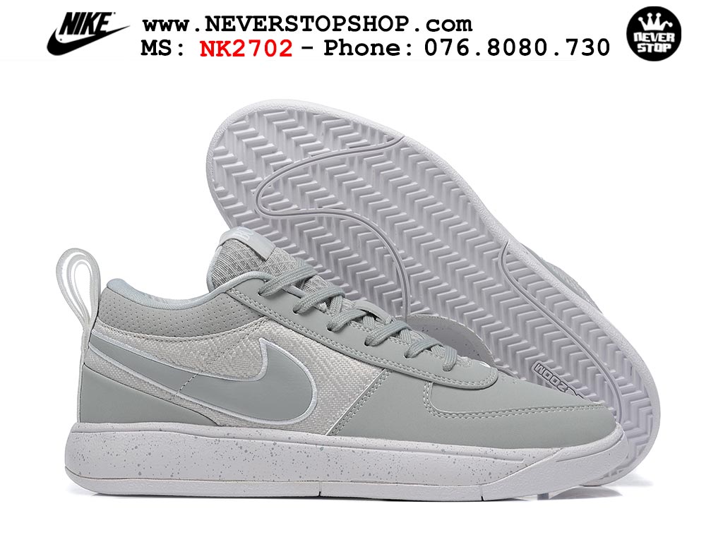 Giày bóng rổ outdoor NIKE BOOK 1 COOL GREY nam nữ cổ thấp hàng chuẩn replica 1:1 cao cấp, giá rẻ tốt nhất quận 3 HCM tại NeverStop Sneaker Shop” longdesc=