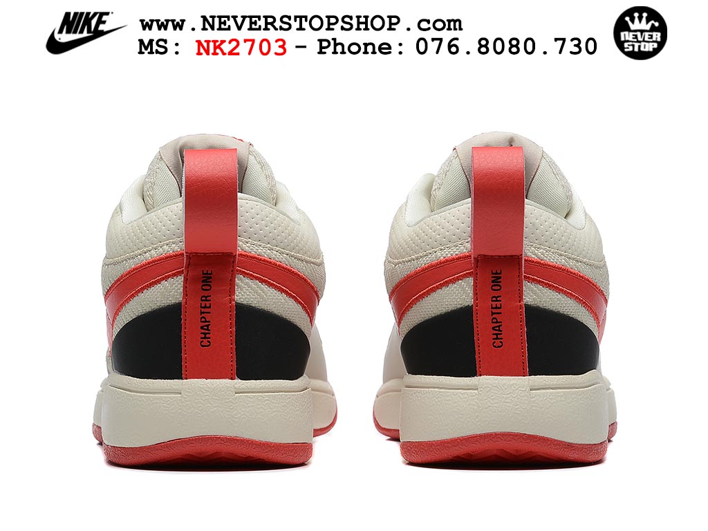 Giày bóng rổ outdoor NIKE BOOK 1 CREAM RED nam nữ cổ thấp hàng chuẩn replica 1:1 cao cấp, giá rẻ tốt nhất quận 3 HCM tại NeverStop Sneaker Shop” longdesc=