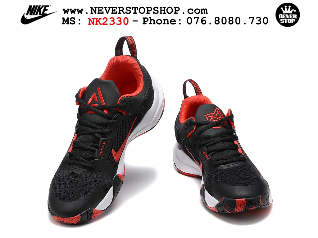 Giày bóng rổ outdoor Nike Giannis Immortality 2 Đen Đỏ hàng đẹp siêu cấp replica 1:1 giá rẻ tại NeverStop Sneaker Shop Hồ Chí Minh