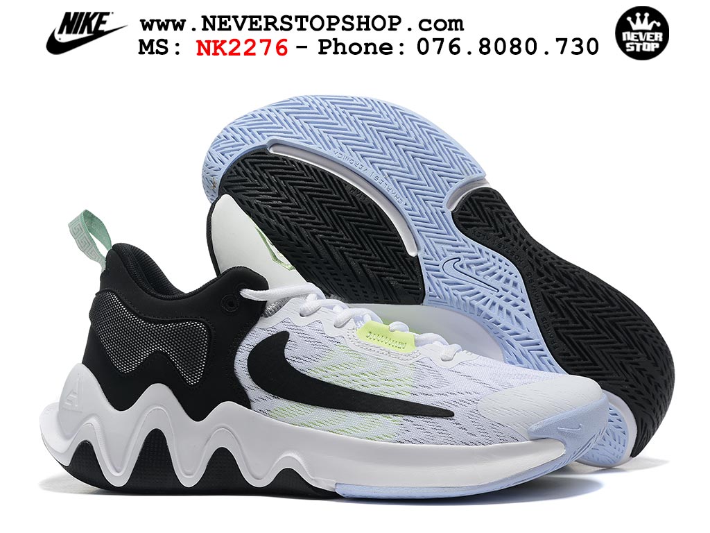 Giày bóng rổ outdoor Nike Giannis Immortality 2 Trắng Đen hàng đẹp siêu cấp replica 1:1 giá rẻ tại NeverStop Sneaker Shop Hồ Chí Minh