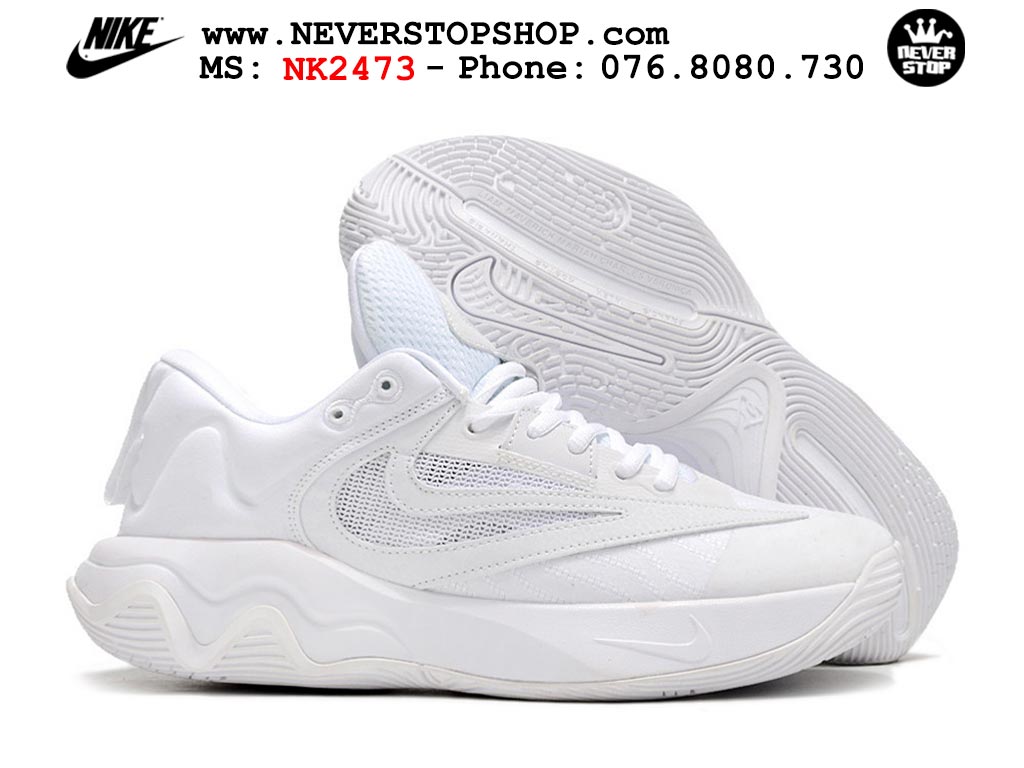 Giày bóng rổ outdoor Nike Giannis Immortality 3 Trắng bản siêu cấp replica 1:1 like auth giá rẻ tại NeverStop Sneaker Shop Hồ Chí Minh