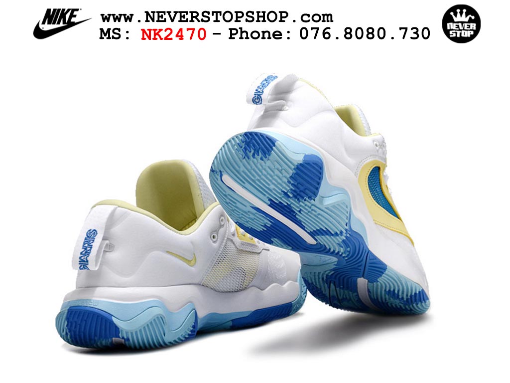 Giày bóng rổ outdoor Nike Giannis Immortality 3 Trắng Xanh Dương bản siêu cấp replica 1:1 like auth giá rẻ tại NeverStop Sneaker Shop Hồ Chí Minh