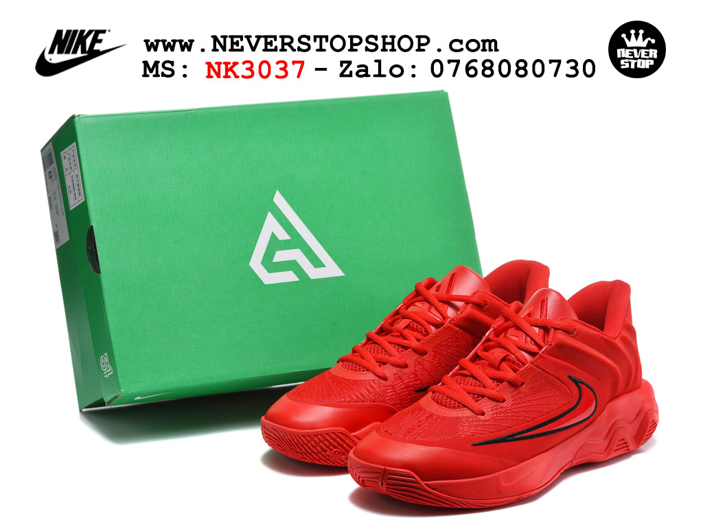 Giày bóng rổ nam nữ NIKE GIANNIS IMMORTALITY 4 UNIVERSITY RED cổ thấp chuyên outdoor indoor, hàng chuẩn replica 1:1 best batch đế êm chống mòn cao, giá rẻ tốt nhất tại NeverStop Sneaker Shop HCM Giày bóng rổ outdoor Nike Giannis Immortality 4 Đỏ bản siêu cấp replica 1:1 like auth giá rẻ tại NeverStop Sneaker Shop Hồ Chí Minh
