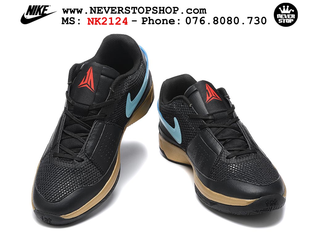 Giày bóng rổ nam nữ Nike Ja 1 Đen Vàng hàng đẹp siêu cấp replica 1:1 giá rẻ tại NeverStop Sneaker Shop Quận 3 HCM