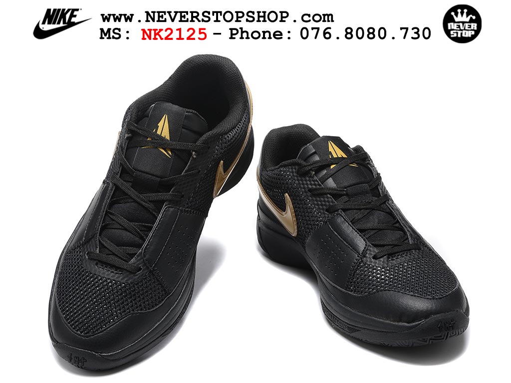 Giày bóng rổ nam nữ Nike Ja 1 Đen Vàng hàng đẹp siêu cấp replica 1:1 giá rẻ tại NeverStop Sneaker Shop Quận 3 HCM
