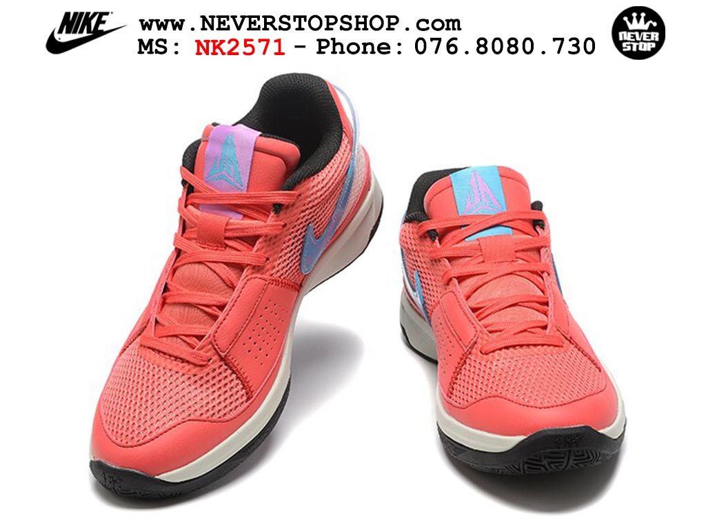 Giày bóng rổ nam nữ Nike Ja 1 Đỏ Xanh Dương hàng đẹp siêu cấp replica 1:1 giá rẻ tại NeverStop Sneaker Shop Quận 3 HCM