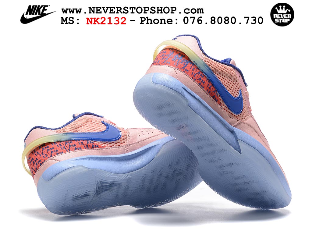Giày bóng rổ nam nữ Nike Ja 1 Hồng Xanh Dương hàng đẹp siêu cấp replica 1:1 giá rẻ tại NeverStop Sneaker Shop Quận 3 HCM