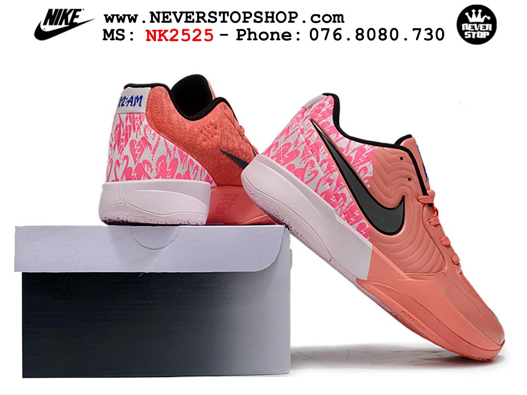 Giày thể thao nam nữ Nike Ja 2 Đỏ Trắng bản best quality siêu cấp replica 1:1 giá rẻ tại NeverStop Sneaker Shop Quận 3 HCM