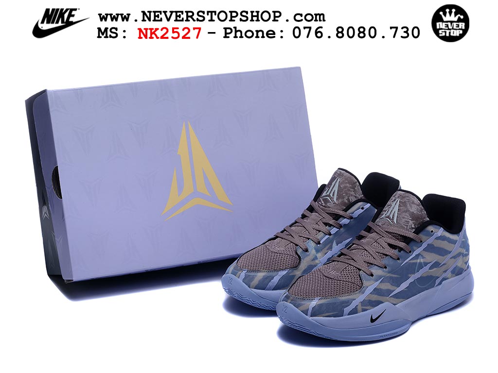 Giày thể thao nam nữ Nike Ja 2 Xanh Dương Tím bản best quality siêu cấp replica 1:1 giá rẻ tại NeverStop Sneaker Shop Quận 3 HCM