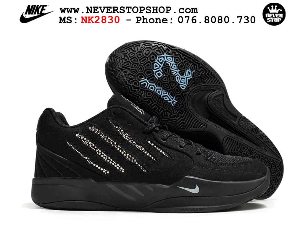 Giày thể thao nam nữ Nike Ja 2 Đen Trắng bản best quality siêu cấp replica 1:1 giá rẻ tại NeverStop Sneaker Shop Quận 3 HCM