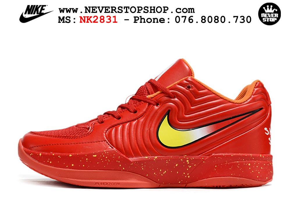 Giày thể thao nam nữ Nike Ja 2 Xanh Dương Đỏ bản best quality siêu cấp replica 1:1 giá rẻ tại NeverStop Sneaker Shop Quận 3 HCM