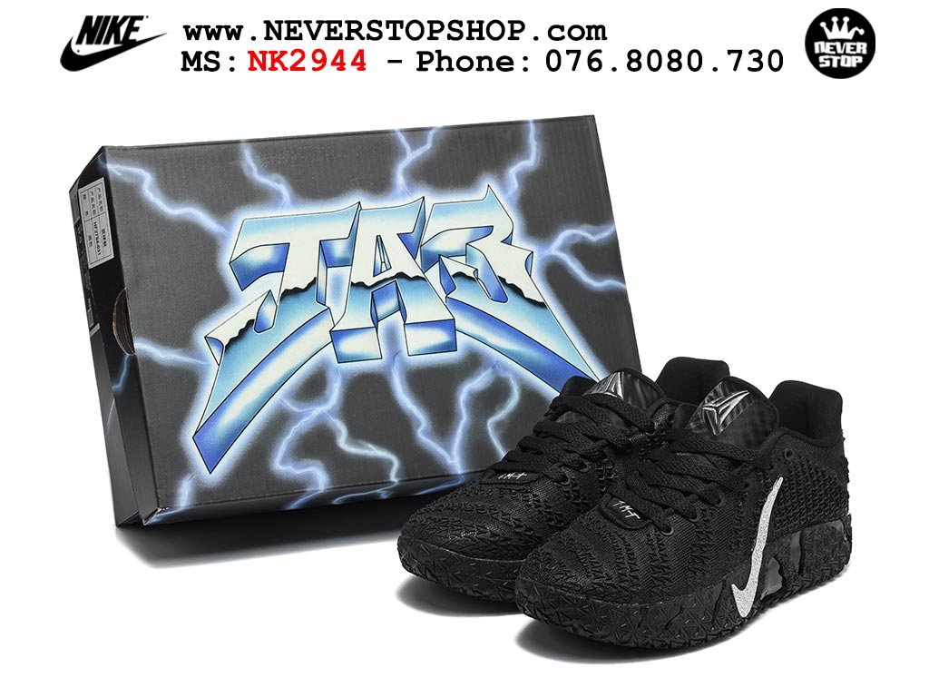 Giày thể thao nam nữ Nike Ja 3 Đen Trắng bản best quality siêu cấp replica 1:1 giá rẻ tại NeverStop Sneaker Shop Quận 3 HCM