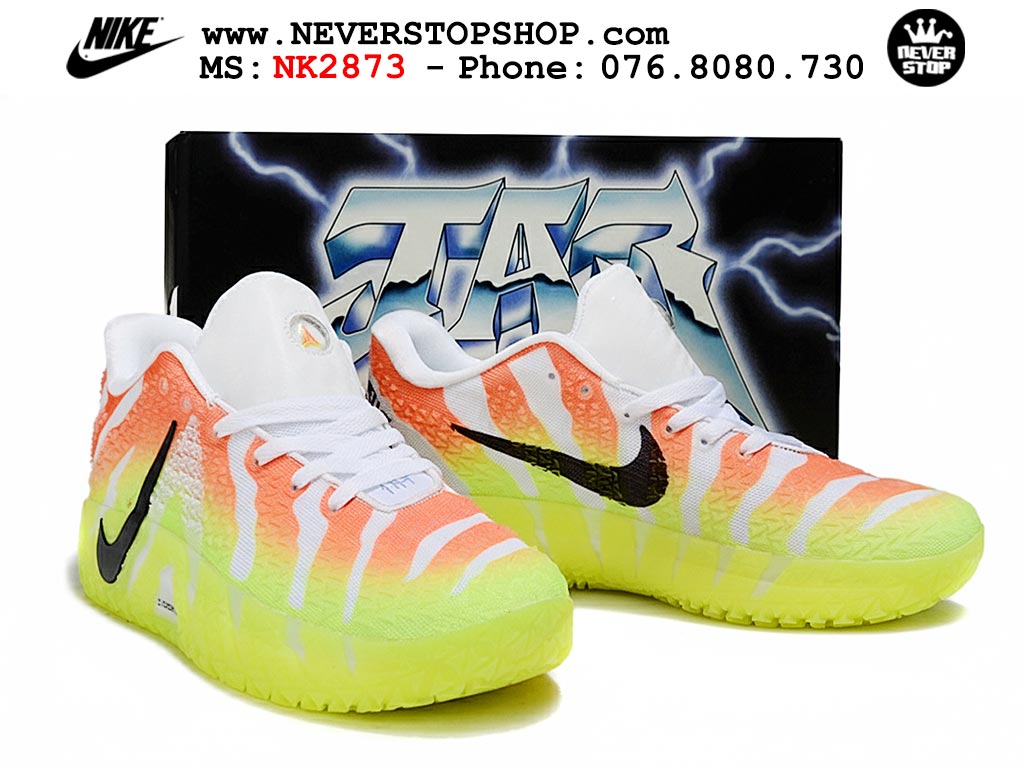 Giày bóng rổ nam NIKE JA 3 CHRISTMAS like auth hàng chuẩn replica 1:1 cao cấp, giá rẻ tốt nhất tại NeverStop Sneaker Shop Hồ Chí Minh Giày thể thao nam nữ Nike Ja 3 Vàng Cam bản best quality siêu cấp replica 1:1 giá rẻ tại NeverStop Sneaker Shop Quận 3 HCM