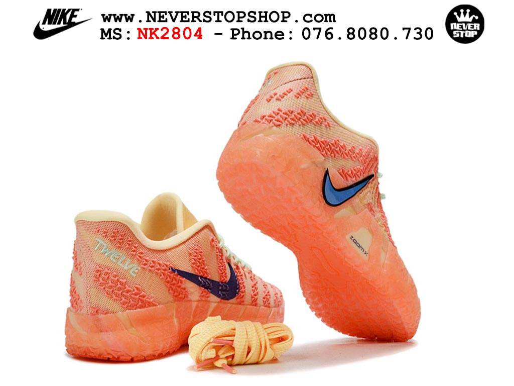 Giày thể thao nam nữ Nike Ja 3 Cam Xanh Dương bản best quality siêu cấp replica 1:1 giá rẻ tại NeverStop Sneaker Shop Quận 3 HCM