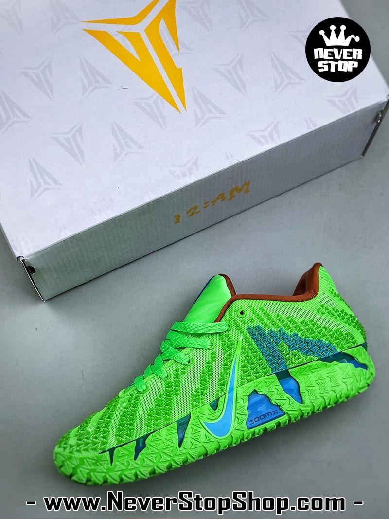 Giày thể thao nam nữ Nike Ja 3 Xanh Lá Xanh Dương bản best quality siêu cấp replica 1:1 giá rẻ tại NeverStop Sneaker Shop Quận 3 HCM