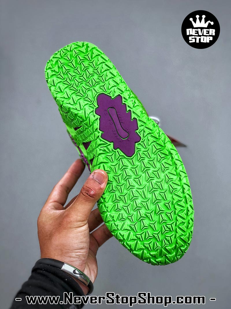Giày thể thao nam nữ Nike Ja 3 Xanh Lá Tím bản best quality siêu cấp replica 1:1 giá rẻ tại NeverStop Sneaker Shop Quận 3 HCM
