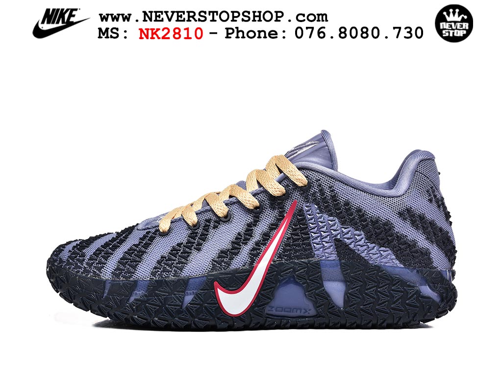 Giày thể thao nam nữ Nike Ja 3 Tím Đen bản best quality siêu cấp replica 1:1 giá rẻ tại NeverStop Sneaker Shop Quận 3 HCM