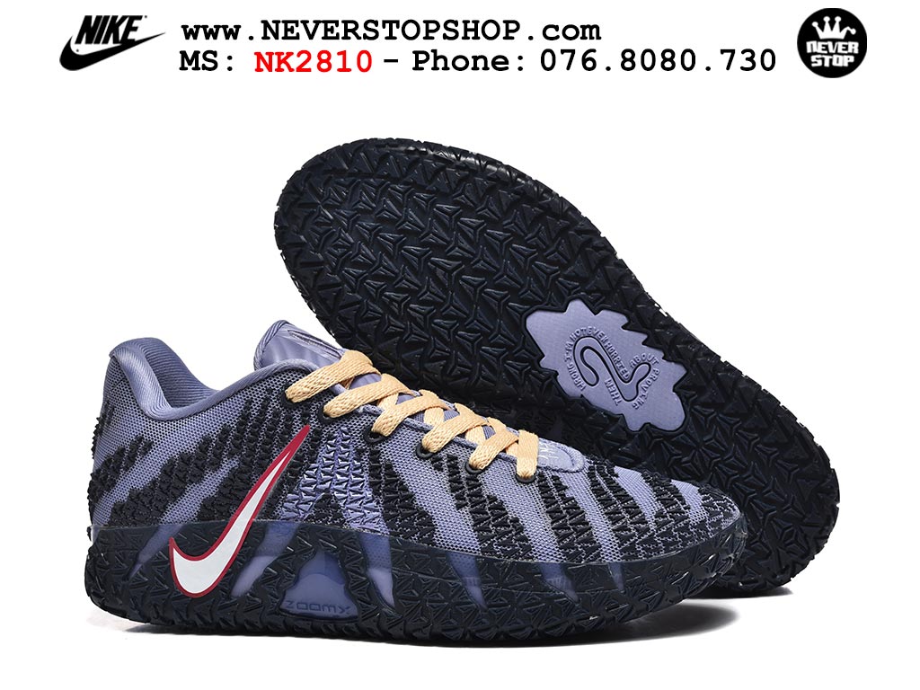Giày thể thao nam nữ Nike Ja 3 Tím Đen bản best quality siêu cấp replica 1:1 giá rẻ tại NeverStop Sneaker Shop Quận 3 HCM