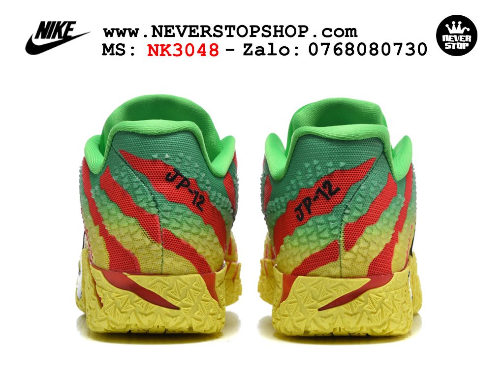 Giày thể thao nam nữ Nike Ja 3 Vàng Đỏ Xanh bản best quality siêu cấp replica 1:1 giá rẻ tại NeverStop Sneaker Shop Quận 3 HCM