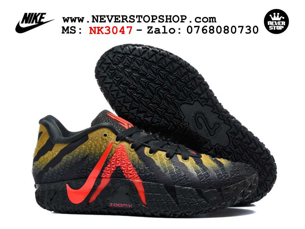 Giày thể thao nam nữ Nike Ja 3 Đen Vàng Cam bản best quality siêu cấp replica 1:1 giá rẻ tại NeverStop Sneaker Shop Quận 3 HCM