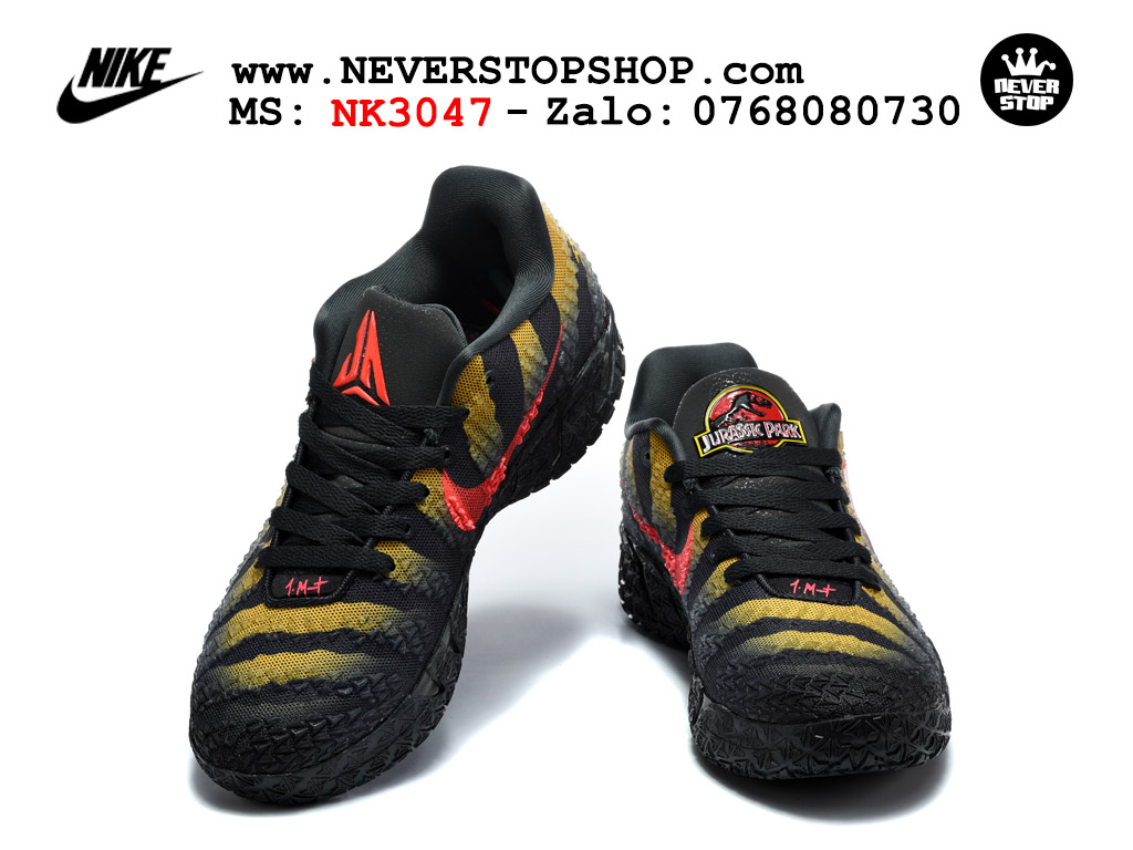 Giày thể thao nam nữ Nike Ja 3 Đen Vàng Cam bản best quality siêu cấp replica 1:1 giá rẻ tại NeverStop Sneaker Shop Quận 3 HCM